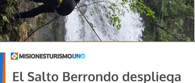 El Salto Berrondo despliega todo su encanto natural en plena temporada de verano en Oberá