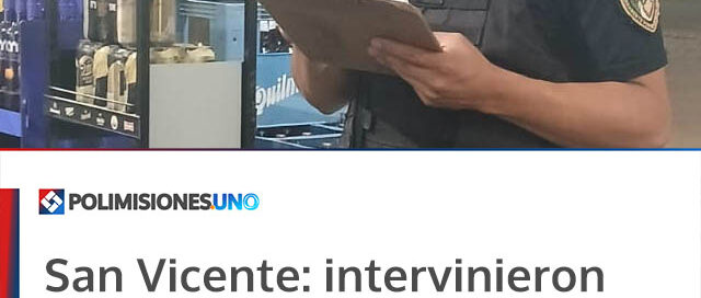 San Vicente: intervinieron en un local por venta no autorizada de bebidas alcohólicas