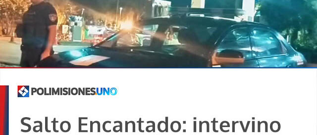 Salto Encantado: intervino la Policía por disturbios en la vía pública y hubo aprehendidos